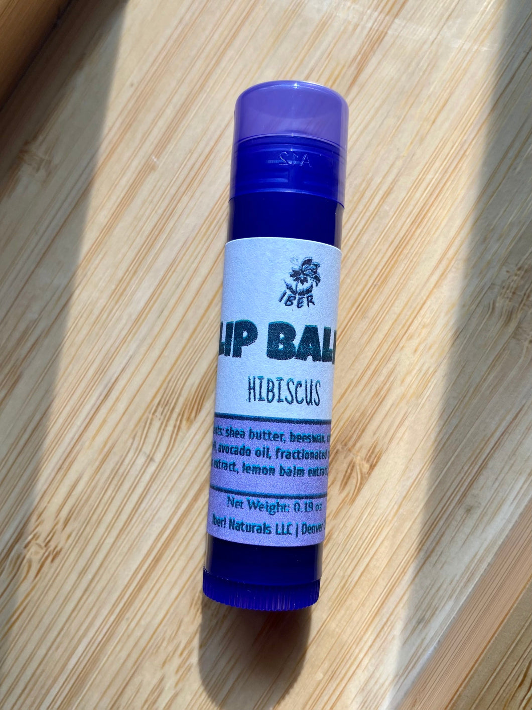 Natural Herbal Lip Balm | Lemon Balm Infused Hibiscus